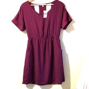 New Lush Maroon Dress size M